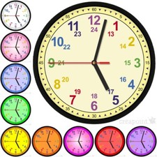 223 kinder wanduhr lernuhr - kinder-wanduhr,