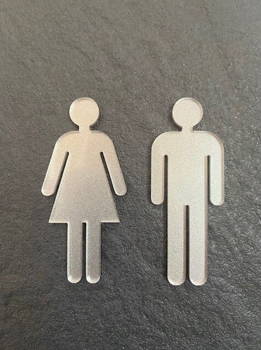 Schilder set frau und mann - wc-schilder-set,