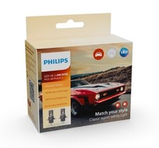 Philips H4/H19 Ultinon Classic LED 3500K Car Headlight Bulbs NEW 11342U2510C2