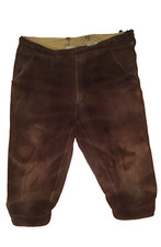 LODEN-FREY Kniebundhose Wildlederhose braun Größe 52