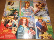 Historical, 6 ältere Historische Liebesromane Band 32, 72, 83, 84, 93, 110 po059