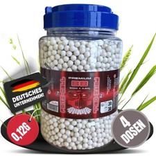 4 x 5000 Airsoft Softair Premium BBs 6mm Fritz-Cell 0,20g in Dose