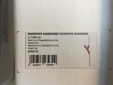 Authentics Wardrope - Garderobenseil  Garderobe  3m länge weiß / rosa 8080356