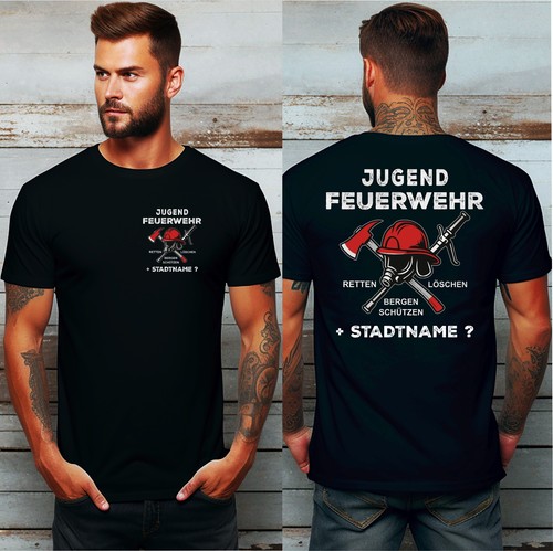 Jugendfeuerwehr shirt - jugendfeuerwehr, t-shirt