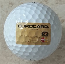 Golfball Logo | Eurocard | Sammlerstück | Geschenk | Rare