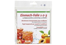Einmach Fix 1-2-3 Einmachfolie Einmachhaut Einmachcellophan Zellglas Folie 