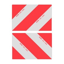 2 Warntafeln 423x282mm Alu