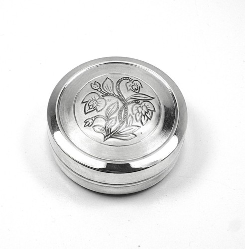 Pillendose aus massivem silber - aus,