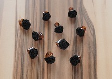 10 Haarclipse Haarklammern vers. Farben Damen/Kinder Haarschmuck Rosen Röschen