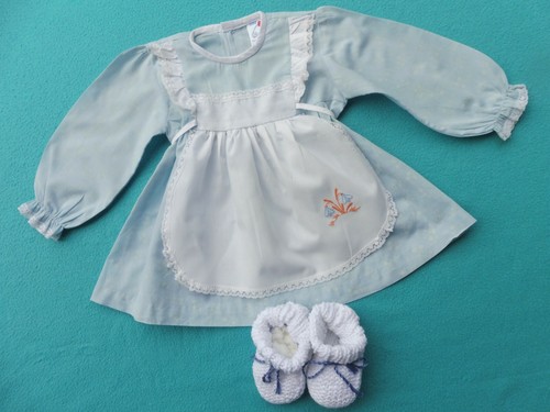 Puppenkleidung 2tlg set kleid - puppenkleidung, -set
