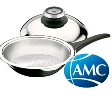 AMC Bratpfanne 24 cm - 2.0 Liter HotPan mit abnehmbarem Stielgriff - Neu
