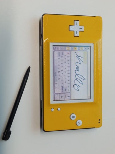 Nintendo gameboy macro gelb - nintendo,