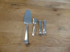 WMF Bauhaus 2500 Tortenheber Zuckerschaufel Salzschaufel 2 Zuckerzange