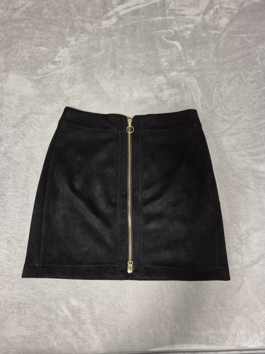 Minirock samt schwarz gold - samt, schwarz/gold