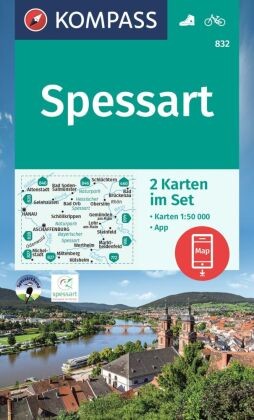 Kompass wanderkarten set - kompass, 832
