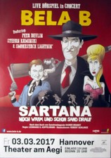 BELA B - DIE ÄRZTE - 2017 - Live In Concert - Sartana Tour - Poster - Hannover