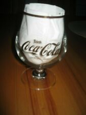1 sehr Seltener Coca Cola Cognac Glas Schwenker 0,3 l mit Goldrand rar