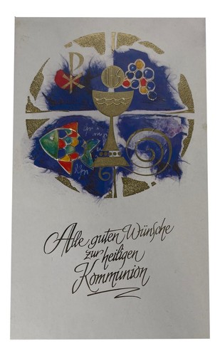 Kommunion geschenkkarte - kommunion,
