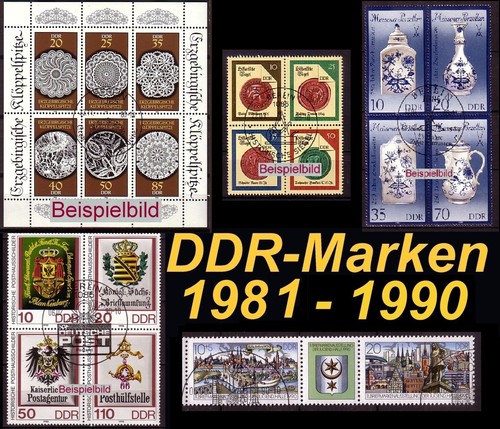 Ddr briefmarken 1981 bis - ddr,