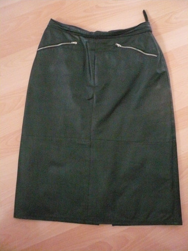 Lederrock vintage echtes - lederrock, leder