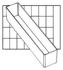 Raaco A9-4 Facheinsatz H47 x B39 x T218 mm - 114585