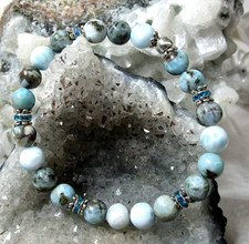 LARIMAR  Edelstein  Armband