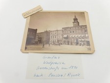 TOP  CDV  Foto 1890 Graudenz Westpr. Herrenstrasse Läden geschäfte