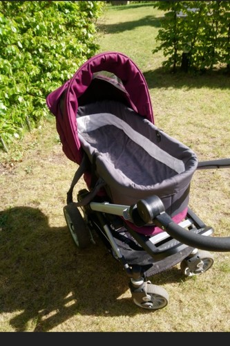 Kinderwagen pink mit - pink, zubehör