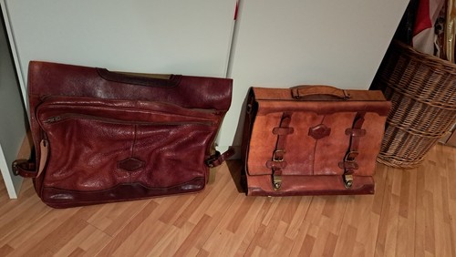 Aktentasche leder braun - leder,