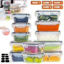 12Stück Vorratsdosen mit