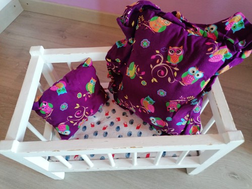 Puppenbett holz handarbeit - puppenbett, holz,
