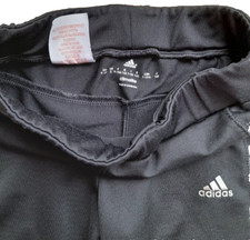 3/4  adidas-Sport-Hose "climalite"  ,  Gr.140,schwarz