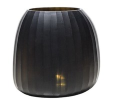Glas-Vase "Cut" oval 24 cm