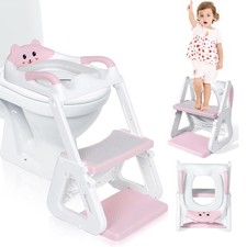 Toilettentrainer Toilettenstuhl Toilettensitz Sitz mit Treppe Leiter für Kinder