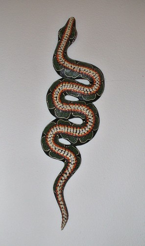 Wandschmuck schlange ca 42 - schlange,