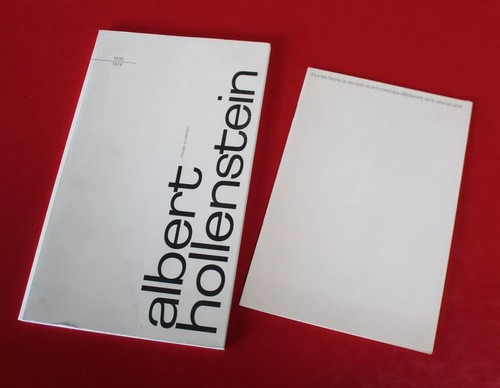 Albert hollenstein 1930 1974 - hollenstein, 1930-1974