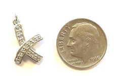 14 Karat Weißgold 0,15 ct