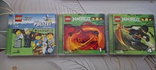 3x LEGO Hörspiele CDs/ Ninjago 1+4 / City Polizei 2 / Kinder 7 - 14 J/ Abenteuer