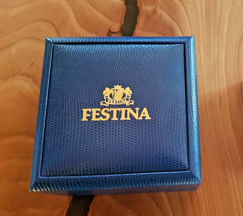 Festina uhrenbox blau - festina,
