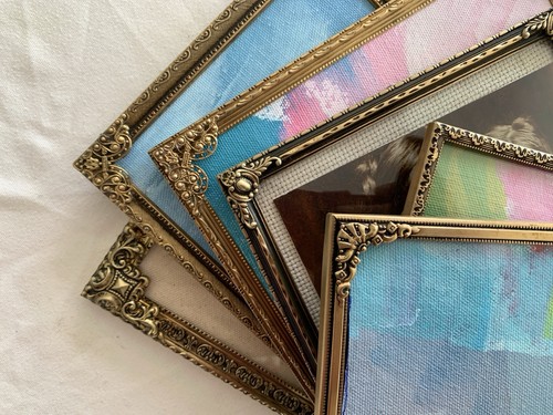 Jugendstil messing - 6,
