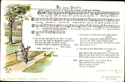 Lied anton günther - günther,, da