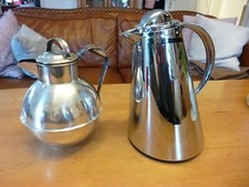 2x ALFI Kannen,beides absolute Raritäten,1xsehr alte Kanne versilbert,1x schräge