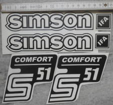 Simson,S51,Comfort,IFA,Aufkleb