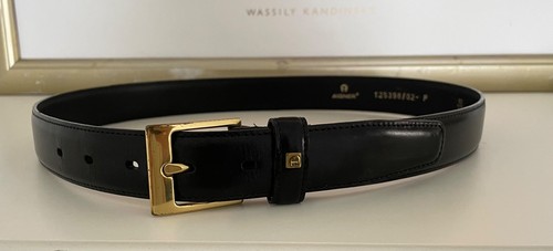 Aigner ledergürtel schwarz - ledergürtel, in
