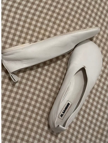 Jil sander weiße - weiße, leder