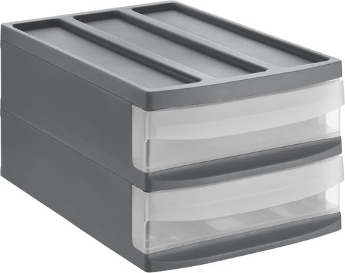 Rotho schubladenbox duo - schubladenbox,