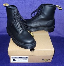 Dr. Martens 8 Loch - Stiefel Boots Vegan 1460 Bex Mono Black Schwarz Gr. 8 / 42