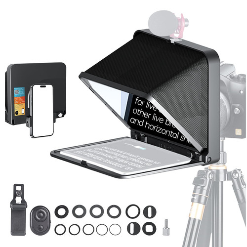 Tragbarer teleprompter für - teleprompter,