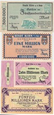 Kirn a.d.Nahe,  Stadt   500 Tsd., 1, 10, 50 Mio Mark   Aug.,/Sept. 1923    bfr.
