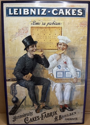 Altes xxl leibniz cakes - cakes, schild